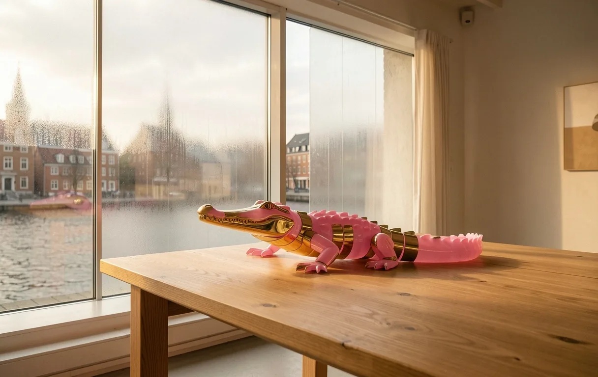 Studio precision at Pink Crocodile Design