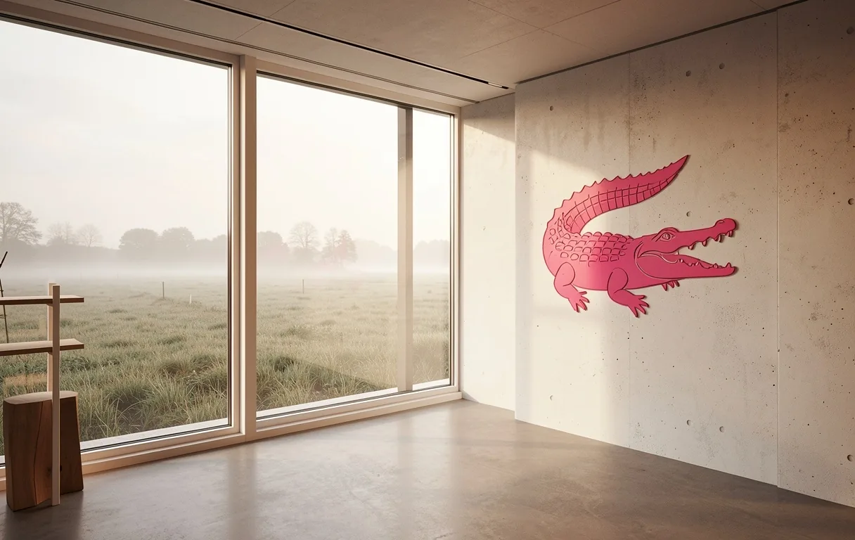 Pink Crocodile Icon
